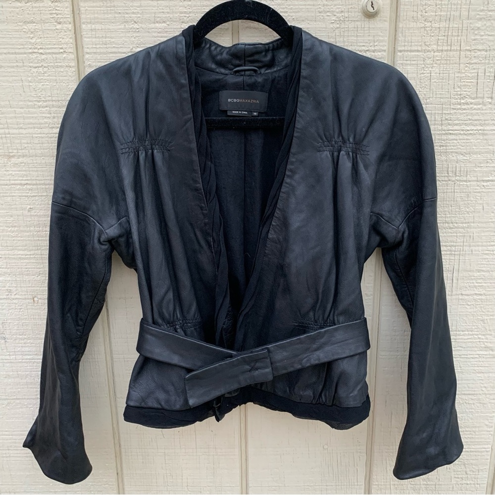 BCBGMaxAzria Genuine Leather Jacket